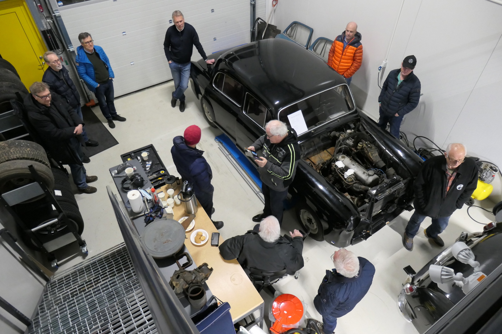 Garasjetreff hos Ørnulf Reinsve 