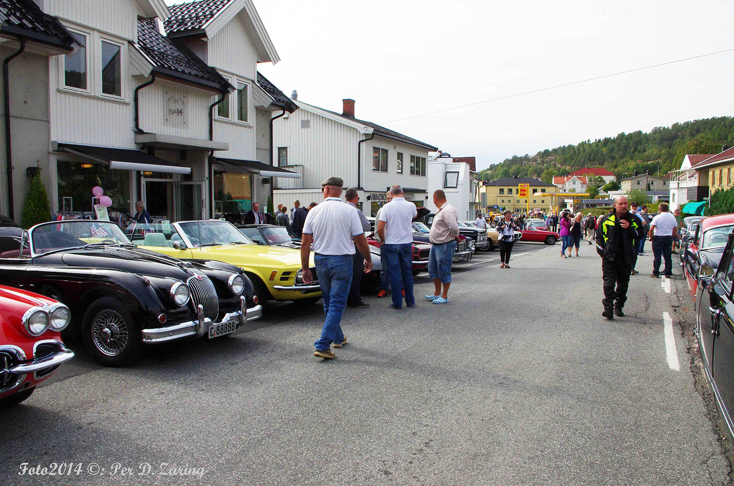 Felleskjøring til veteranbildagen på Tofte